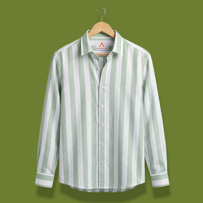 Striped cotton shirt (Full sleeves)