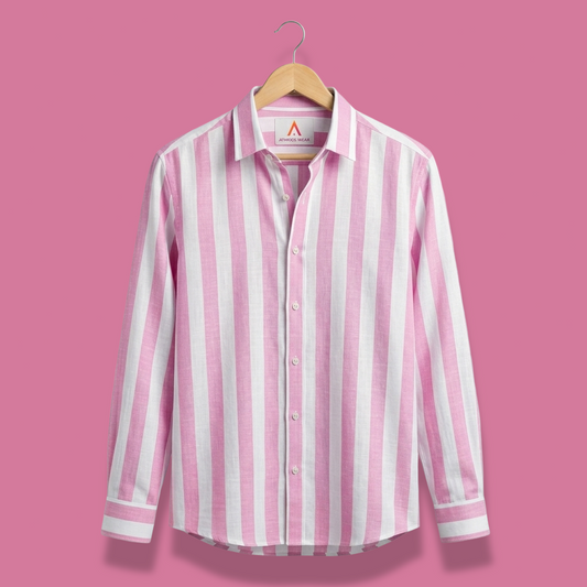 Striped cotton shirt (Full sleeves)