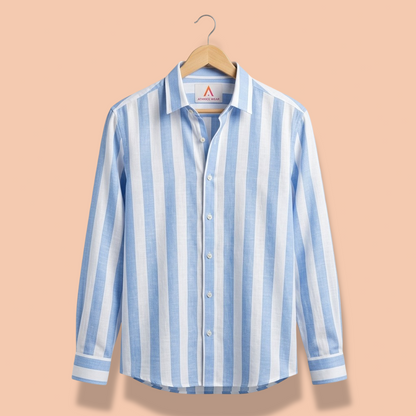 Striped cotton shirt (Full sleeves)